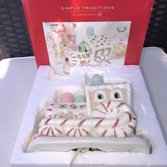 Department 56 Sweet Treats Express Candy Cane Cho cho light - Picture 10 of 10